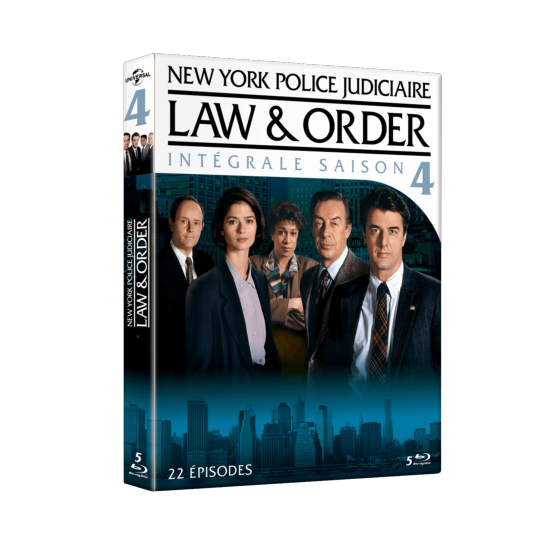 Law & Order NEW YORK Police Judiciaire - Intégrale saison 4 - Coffret 5 Blu-ray